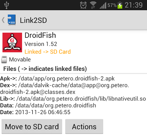 Link2sd per spostare App su SD
